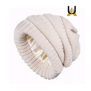 UIA Slouchy Beanie "Satin-Lined”