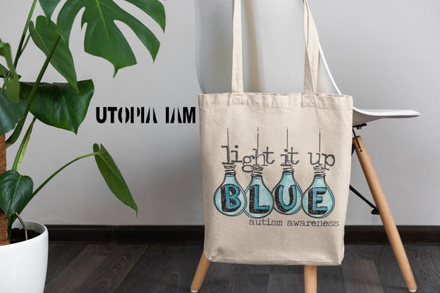 Light It Up Blue Tote